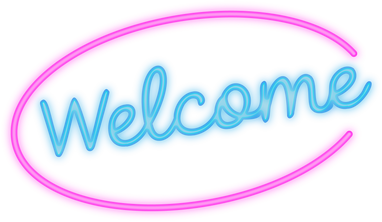 Welcome Neon Billboard